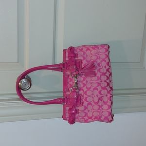 Coach signature satchel
